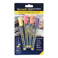 Picture of LIQUID CHALK MARKERS, SMALL NIB, TROPICAL, 4-PACK